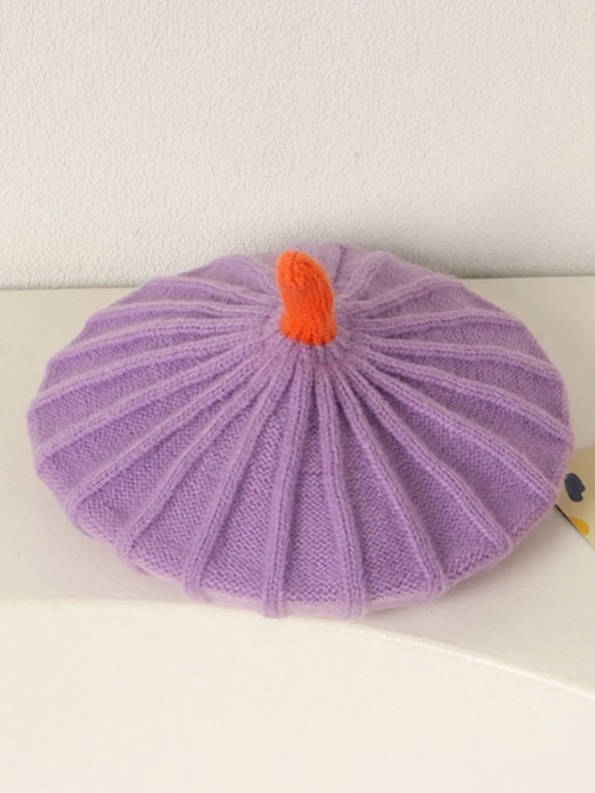 Autumn Bliss Pumpkin Beret Hat