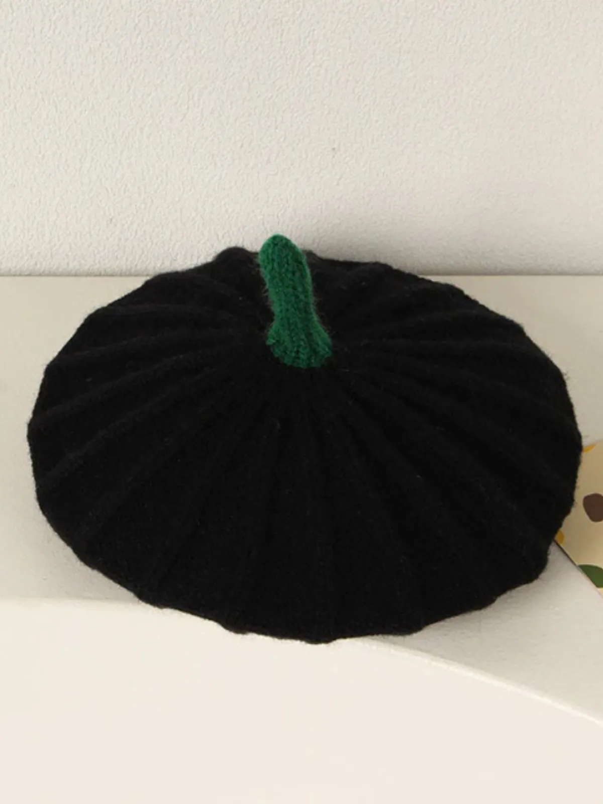 Autumn Bliss Pumpkin Beret Hat