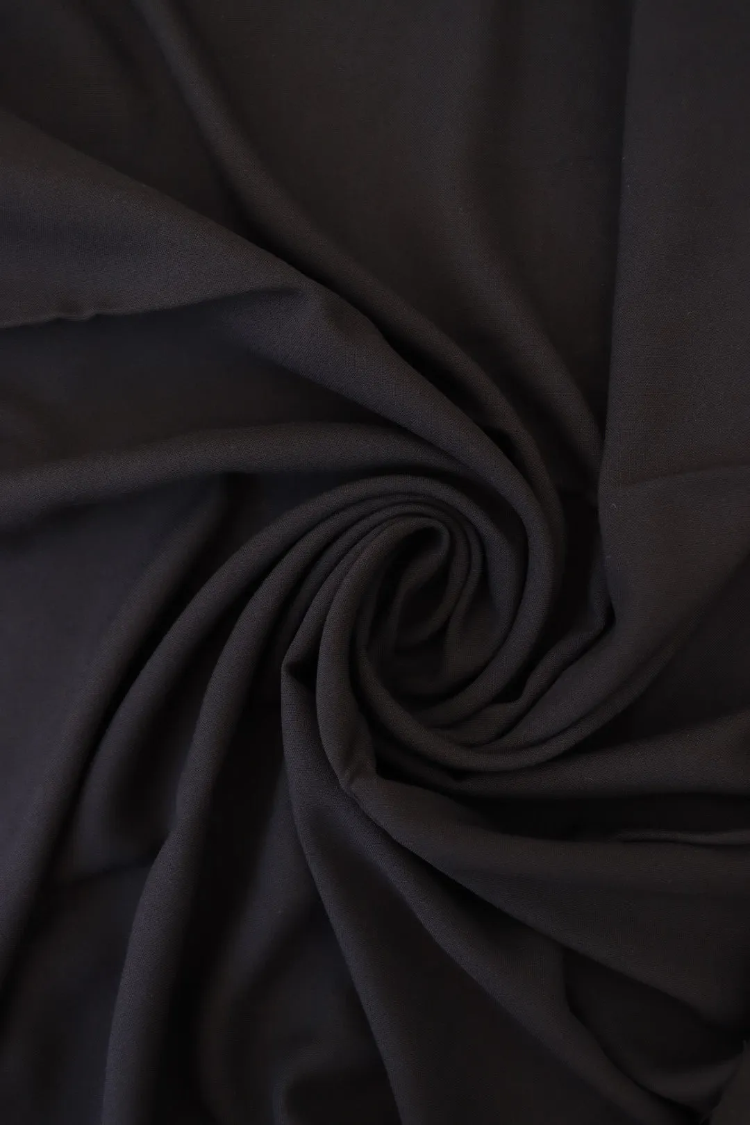 Black Rayon Challis