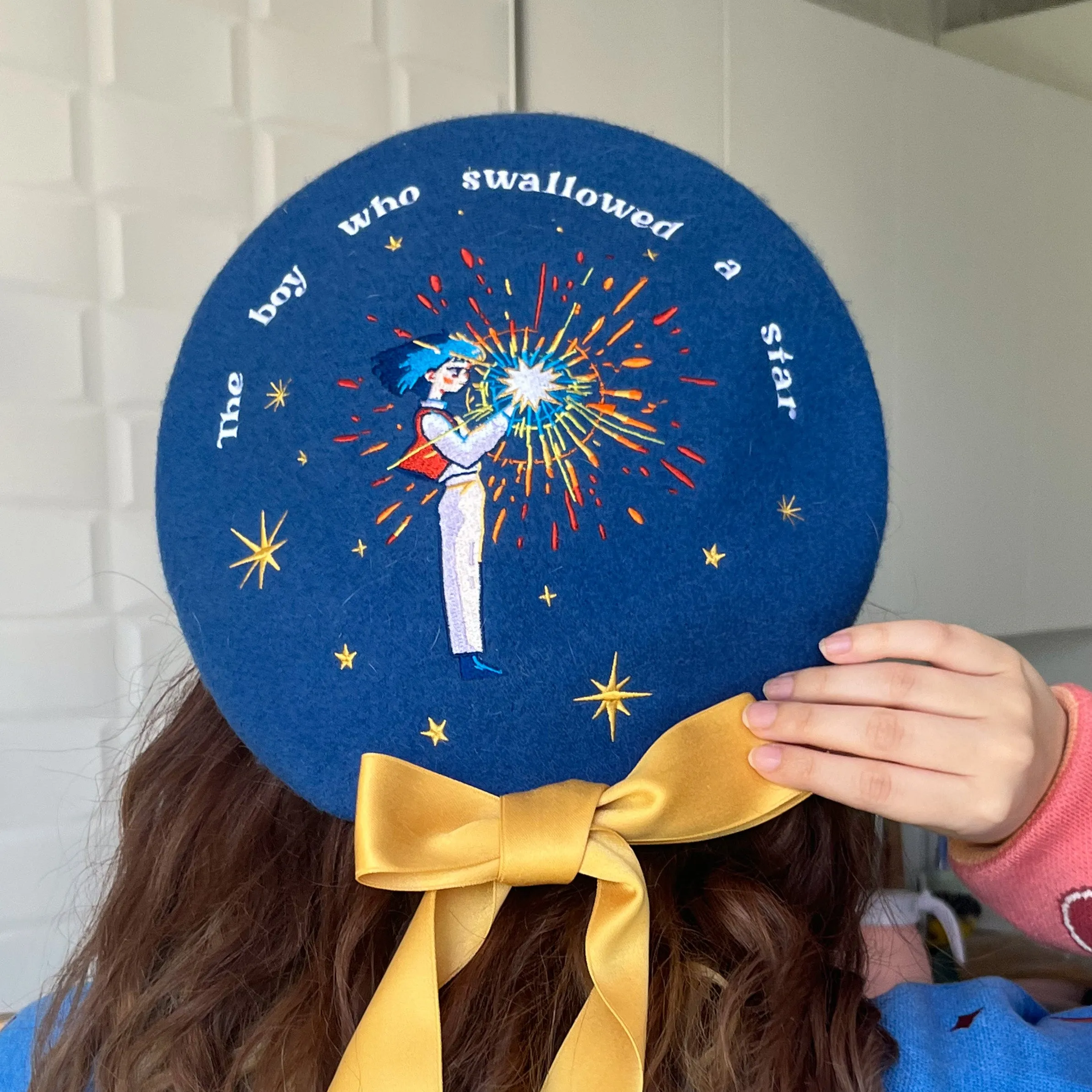 Blue stars Beret