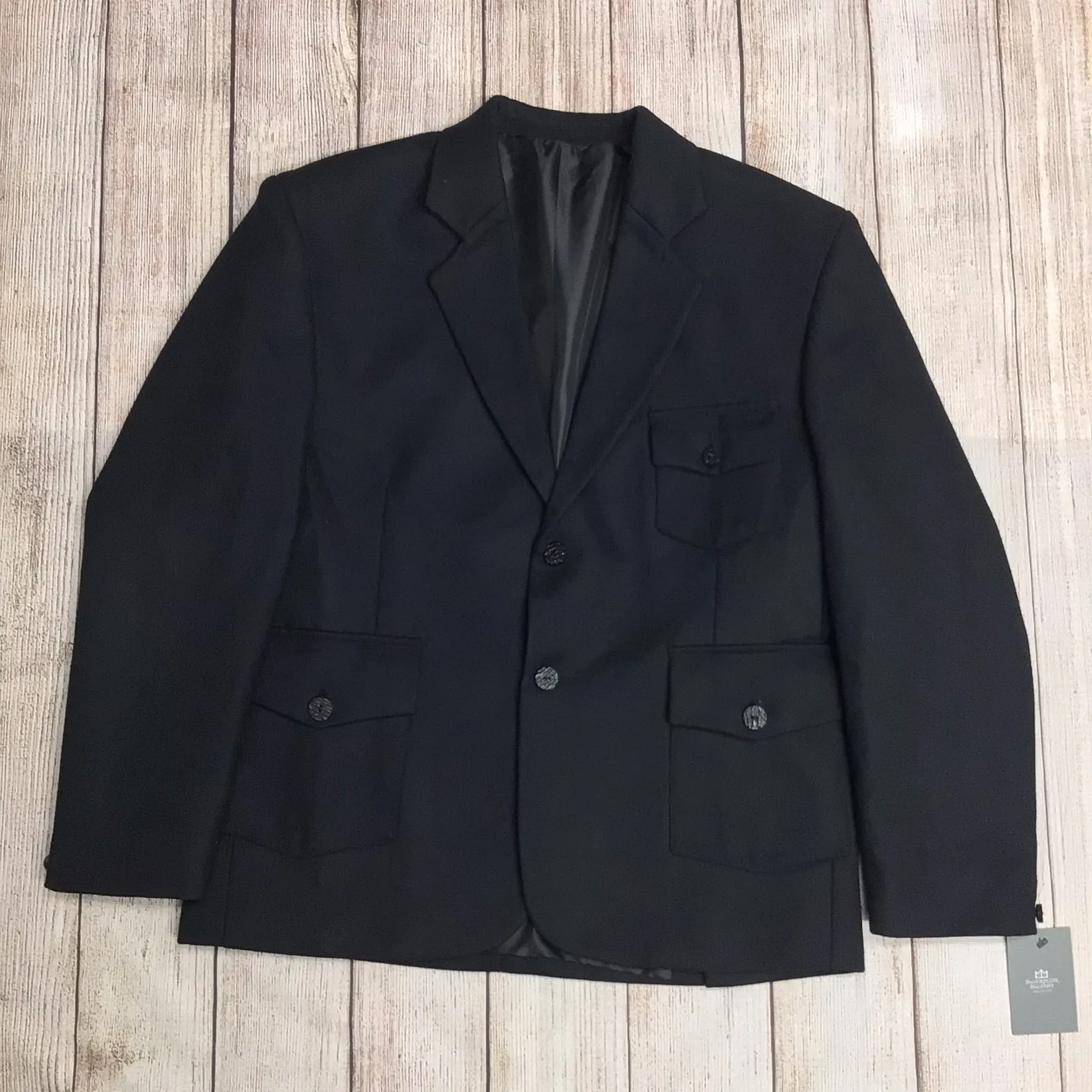 BNWT MacGregor MacDuff Signature Black Blazer Jacket Size 40 Regular