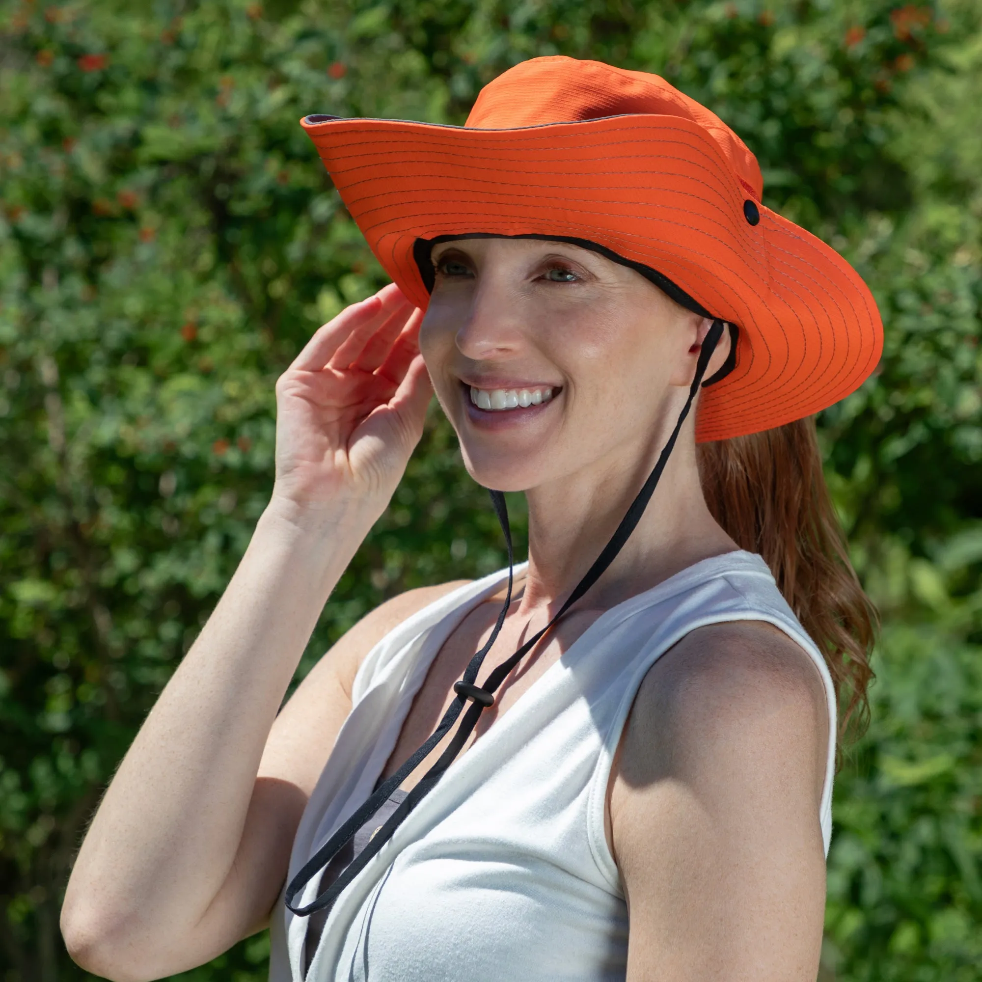 Breathable Sun Hat With Ponytail Hole