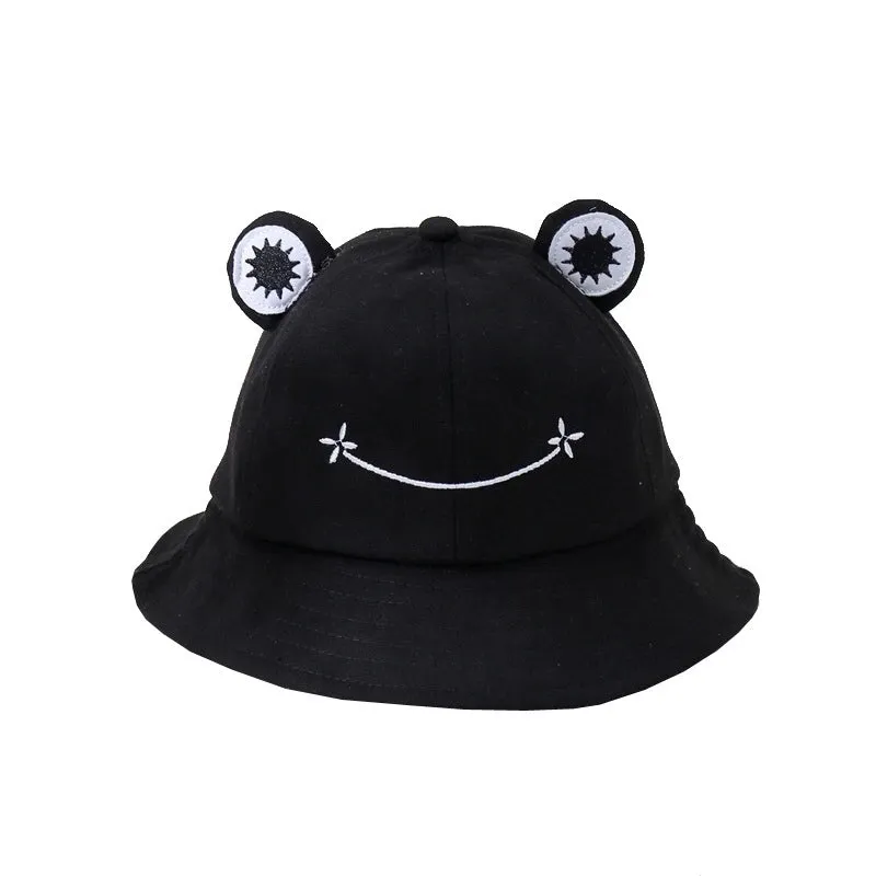 Cartoon Green Frog Breathable Fisherman Hat