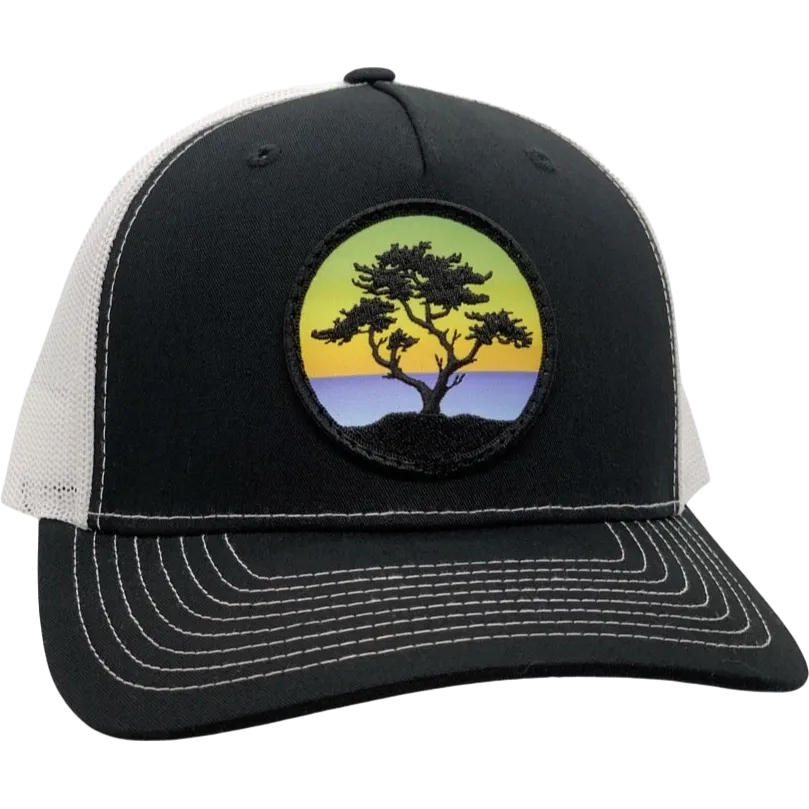 Curved Brim Trucker with Cypress Patch