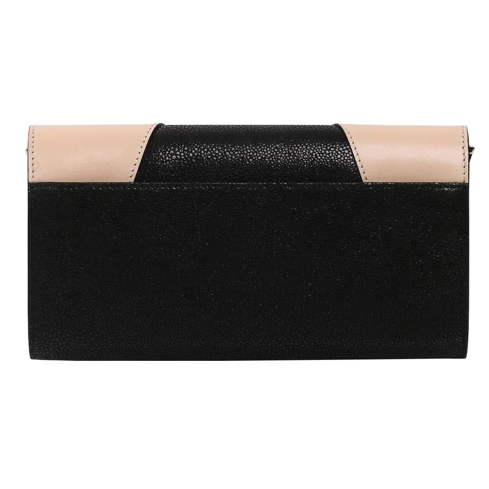 Fish Black Crossbody Clutch