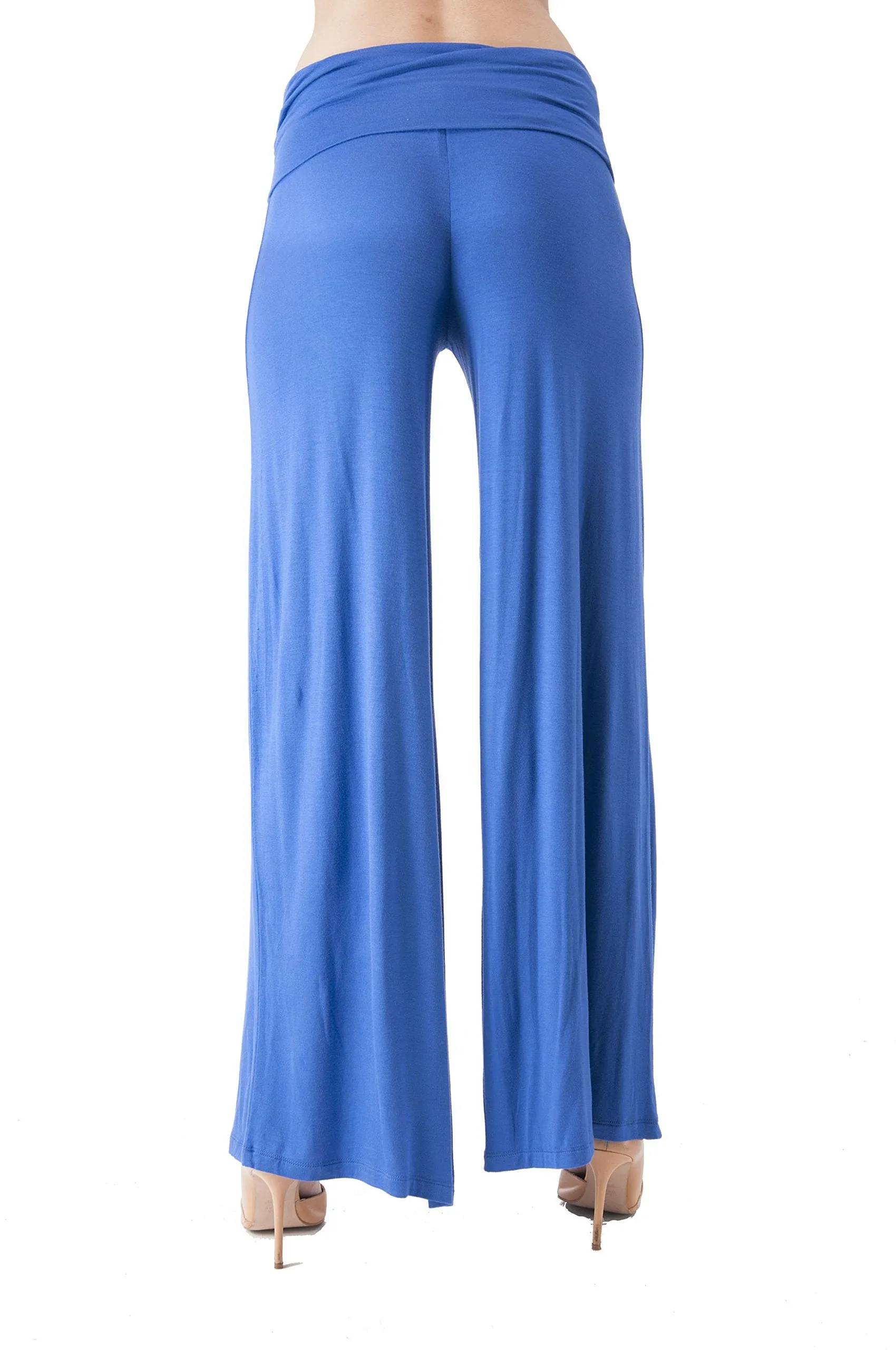 Fold Over Wide Leg Palazzo Pants