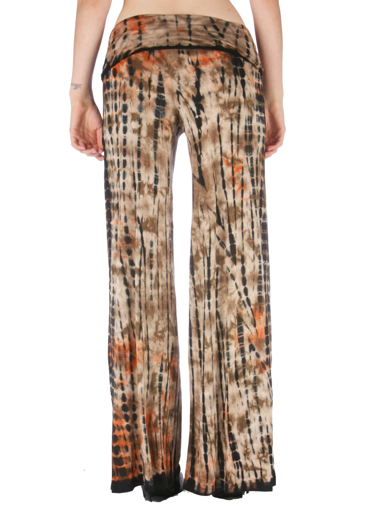 Fold Over Wide Leg Palazzo Pants