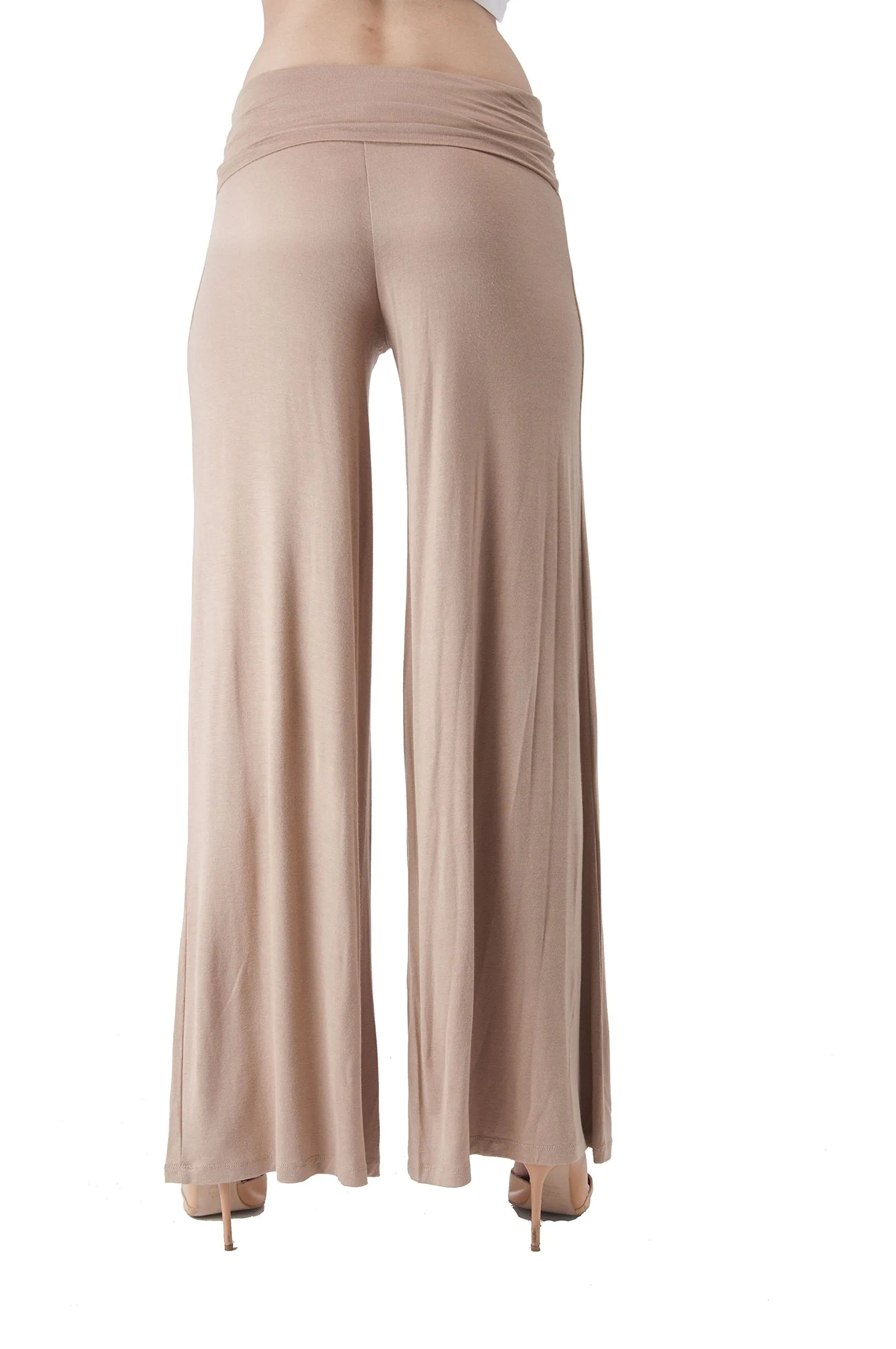 Fold Over Wide Leg Palazzo Pants