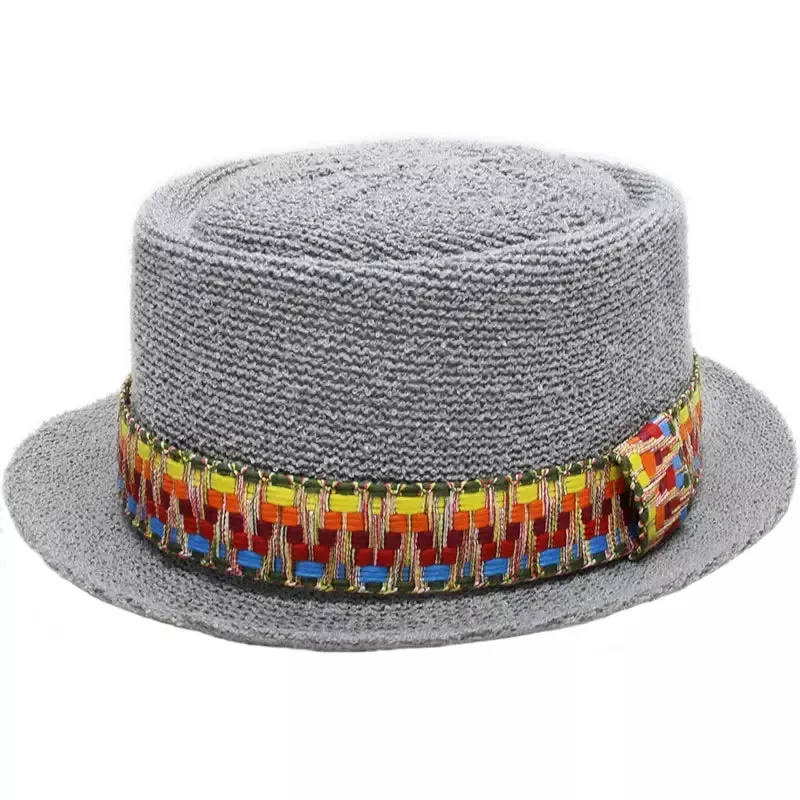 Fribourg Handmade Braided Porkpie Hat