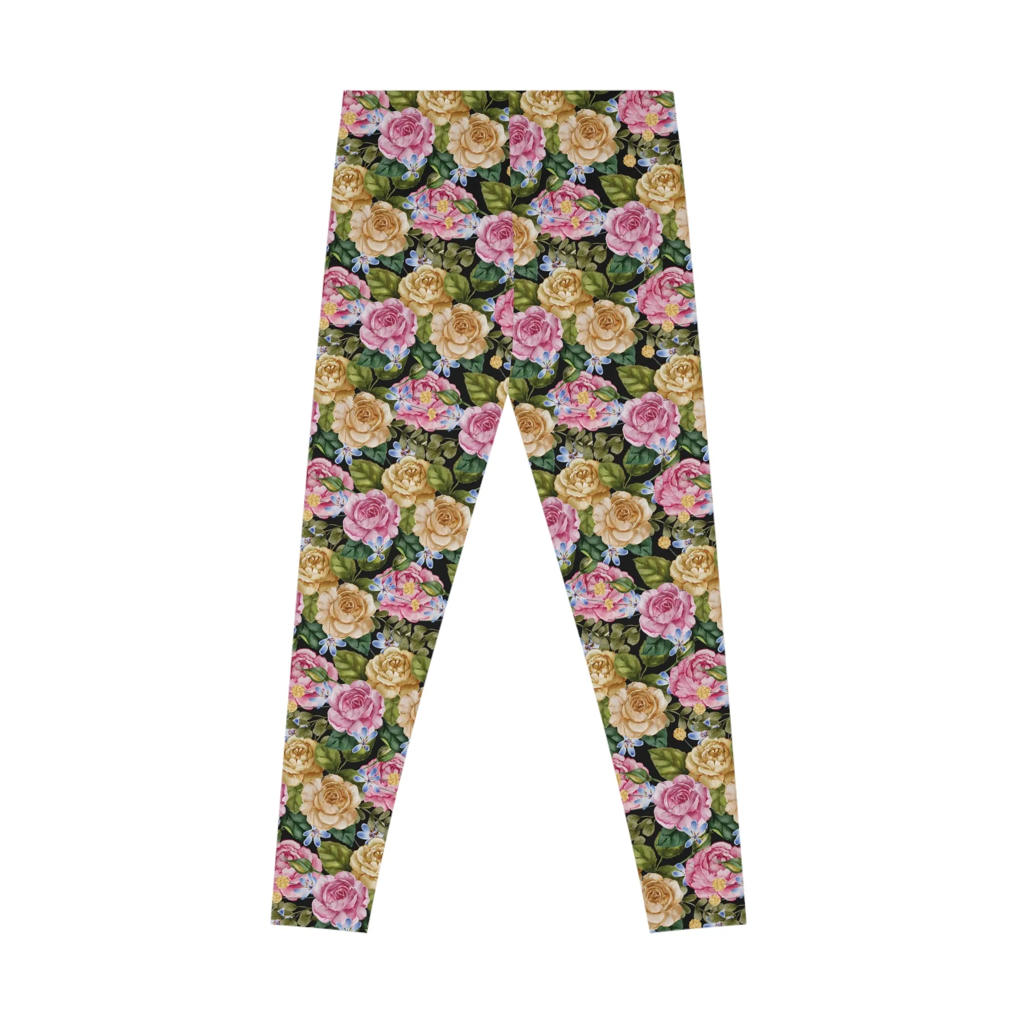 Granny Floral Stretchy Leggings