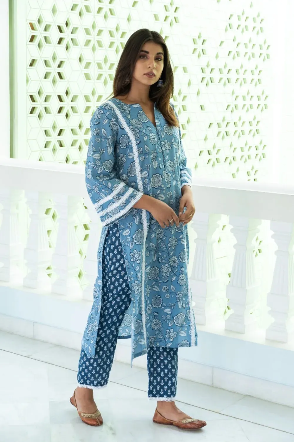 Indigo Ethnic Set