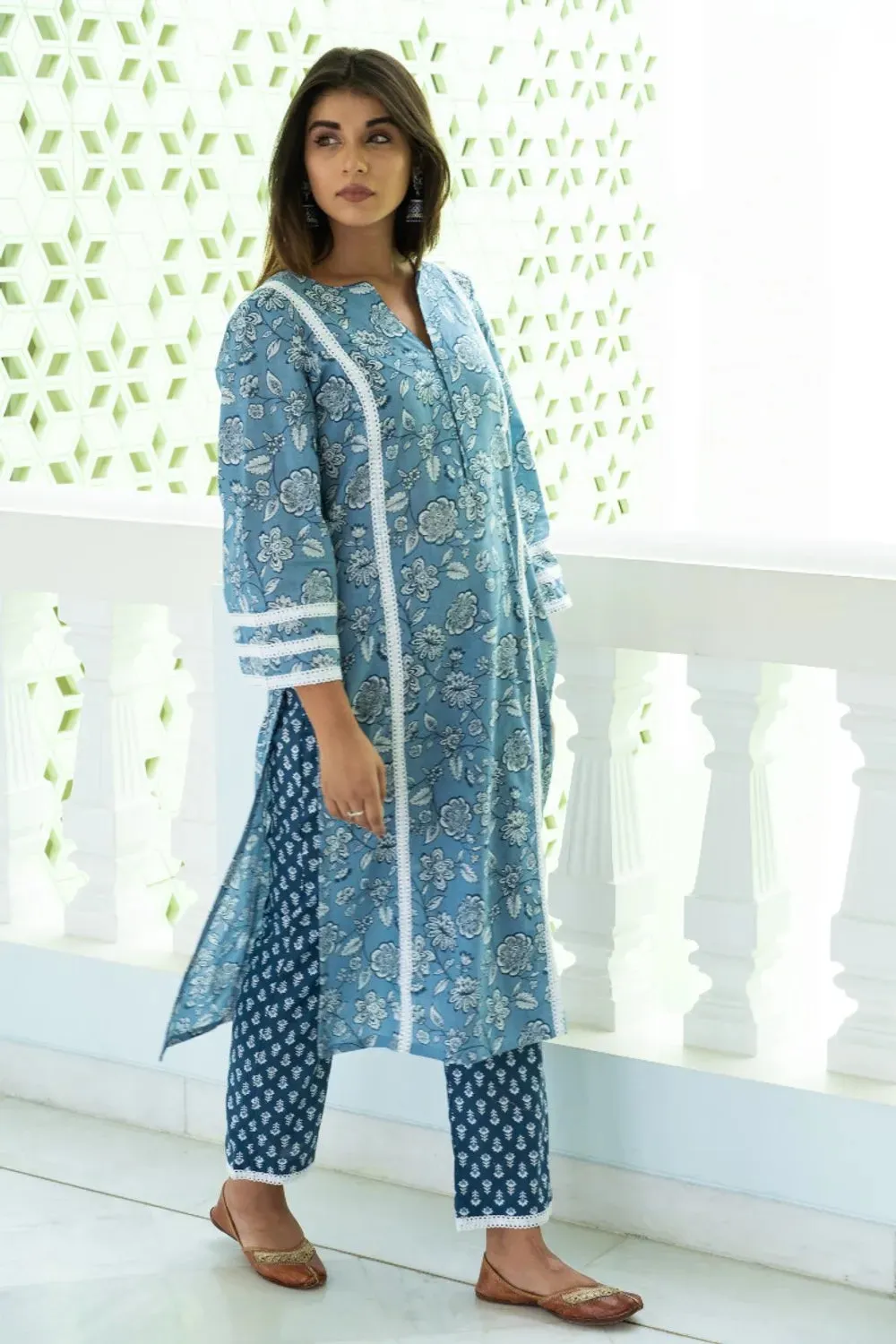 Indigo Ethnic Set