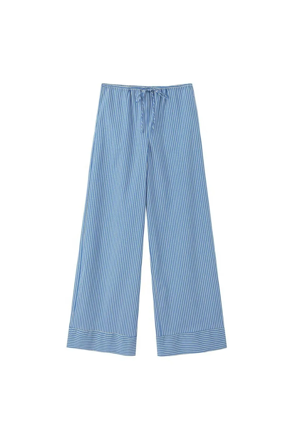 'Ivy' Stretchy Drawstring Striped Trousers