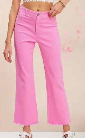 La Miel Stretchy Pink Pants