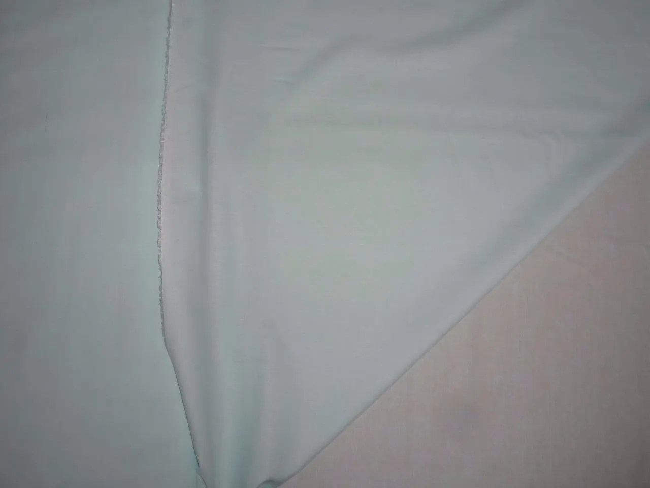 LINEN/ COTTON /LYOCELL FABRIC 58 INCH WIDE SEA GREEN COLOR