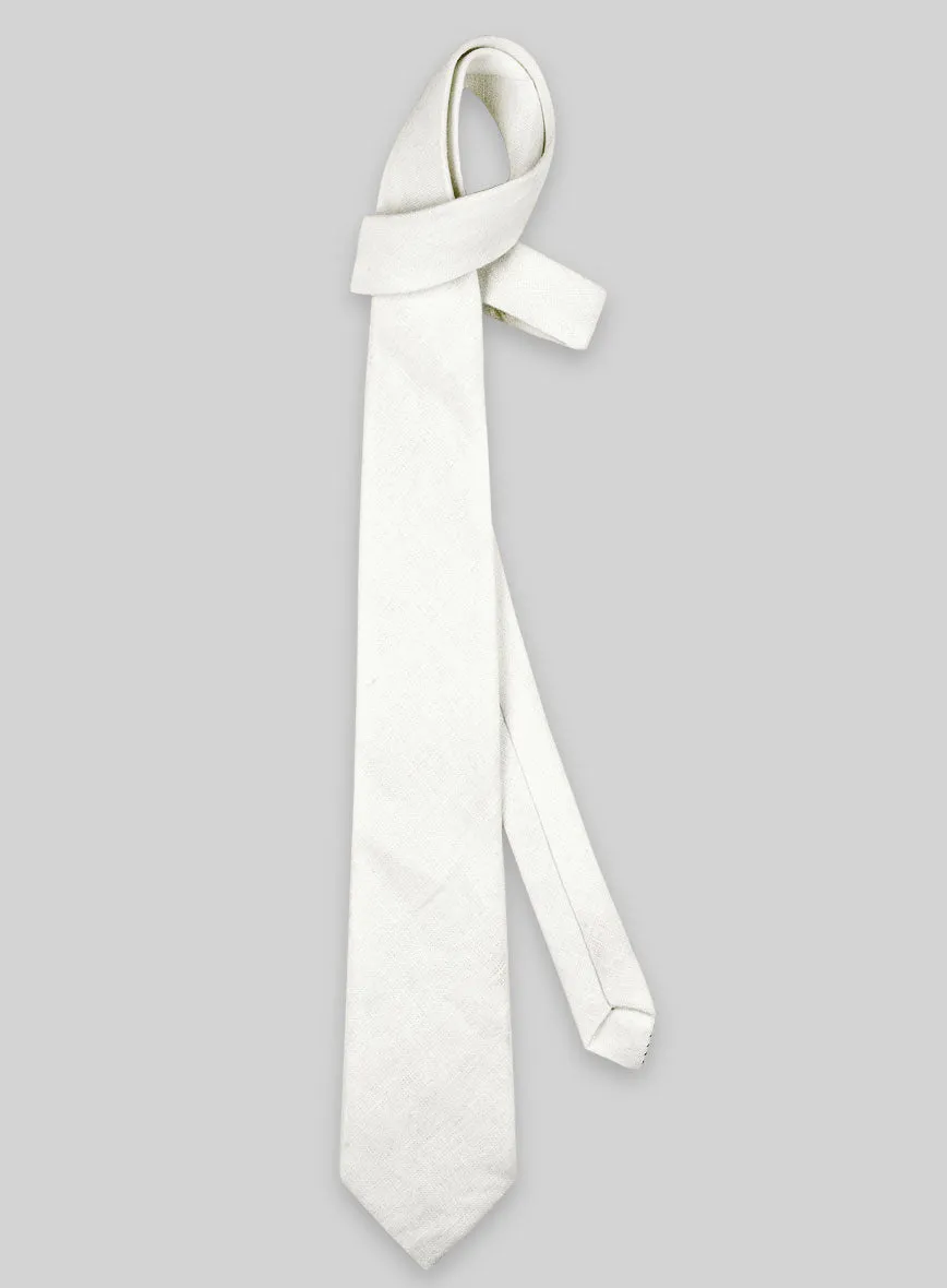 Linen Tie - Natural Linen