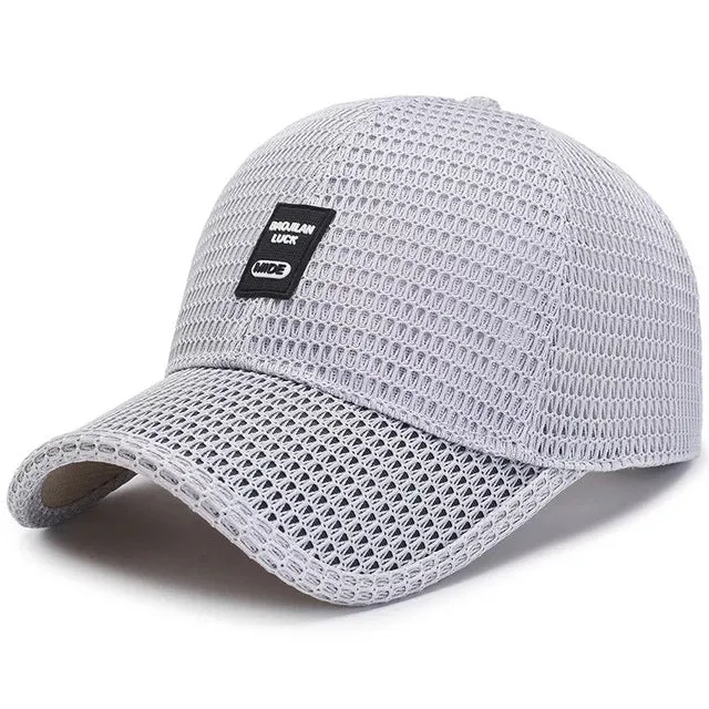 Men's Breathable Curved Baseball Hat