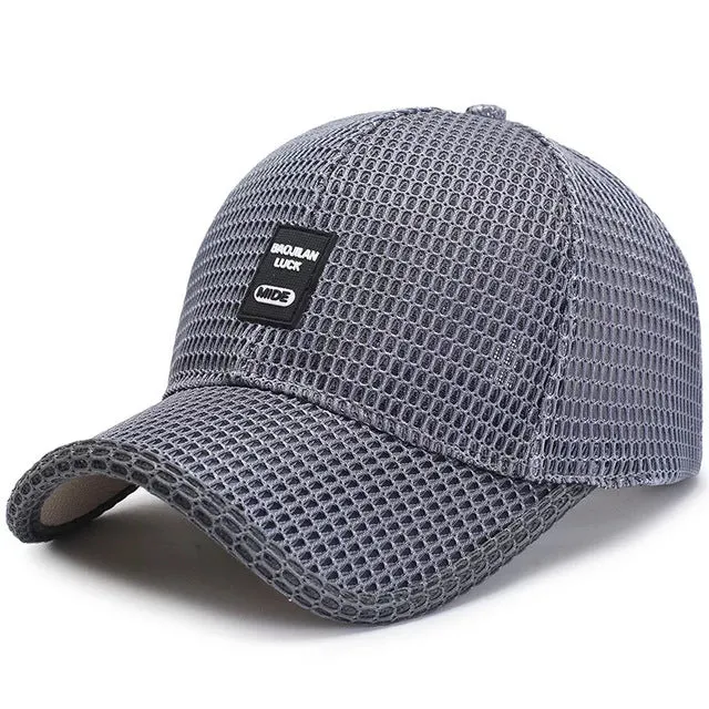 Men's Breathable Curved Baseball Hat