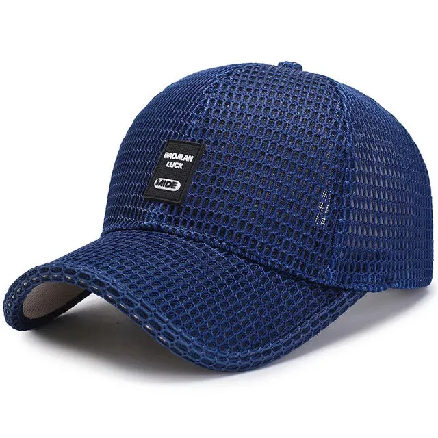 Men's Breathable Curved Baseball Hat