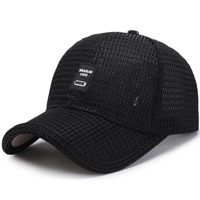 Men's Breathable Curved Baseball Hat