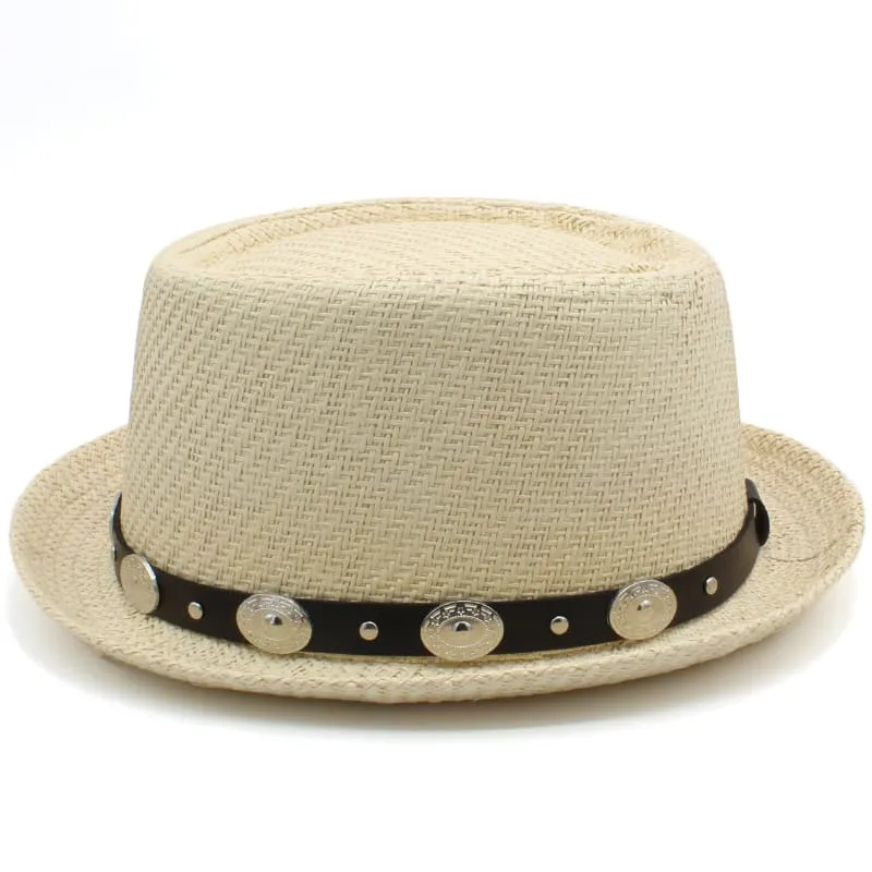 Orleans Summer Straw Porkpie Hat