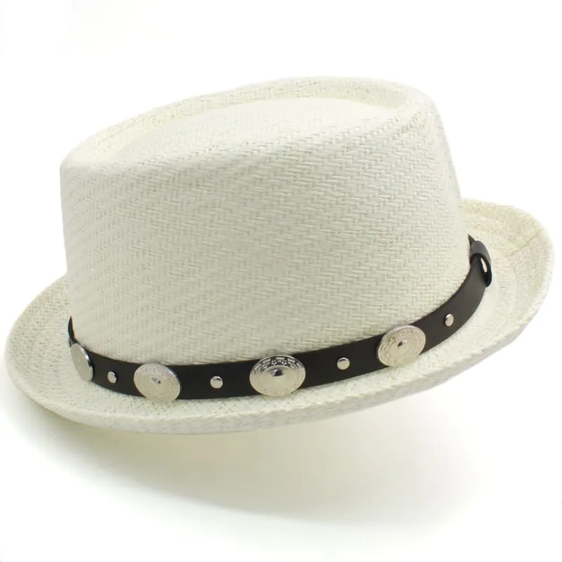 Orleans Summer Straw Porkpie Hat