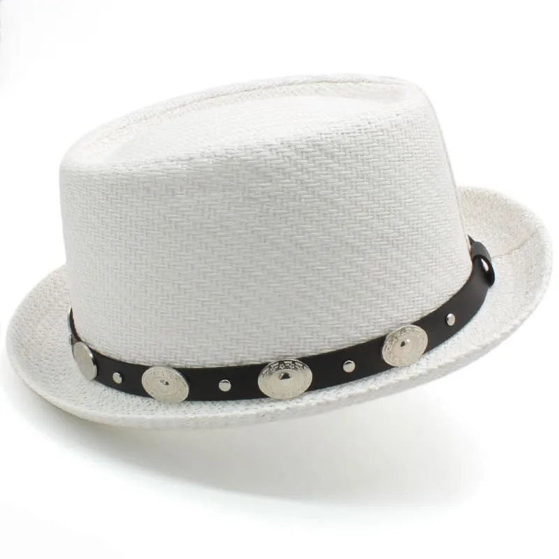 Orleans Summer Straw Porkpie Hat