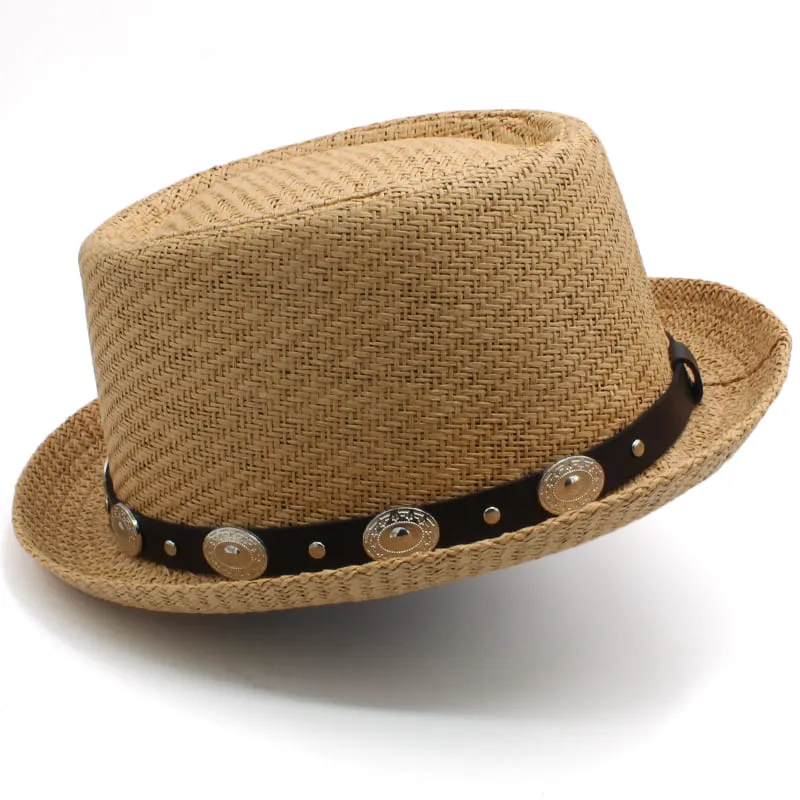 Orleans Summer Straw Porkpie Hat