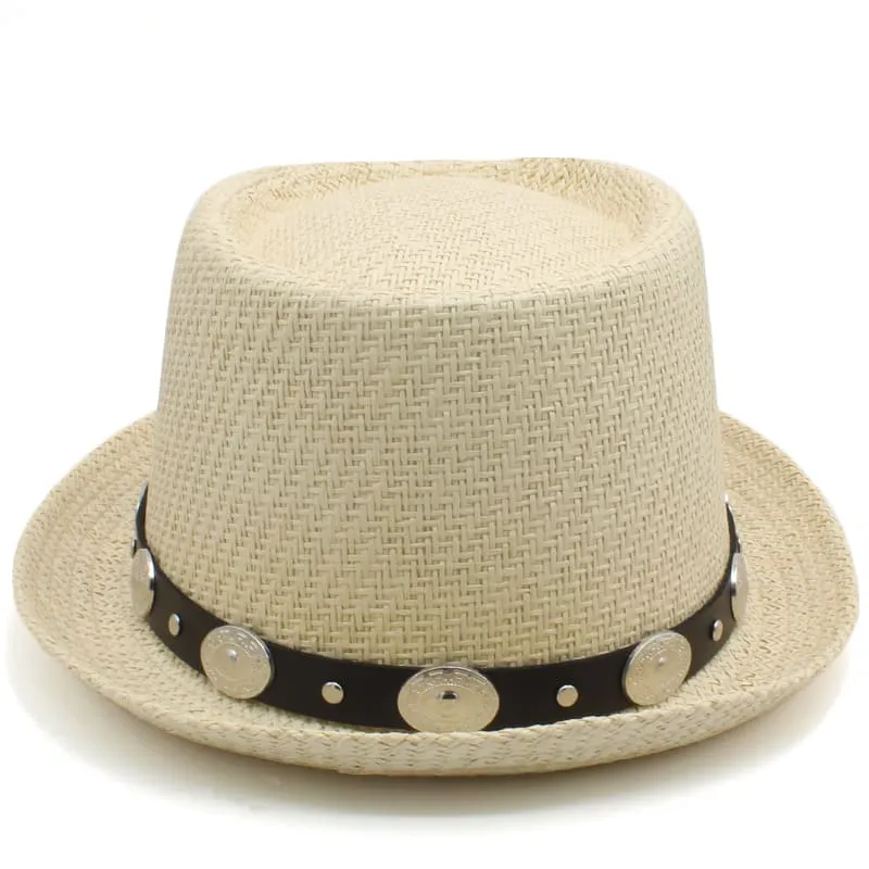 Orleans Summer Straw Porkpie Hat