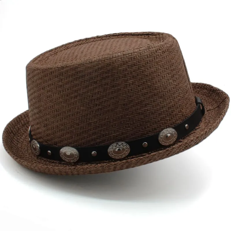 Orleans Summer Straw Porkpie Hat