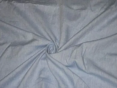 Powder Blue Colour Chambray Linen~58 Width&quot;