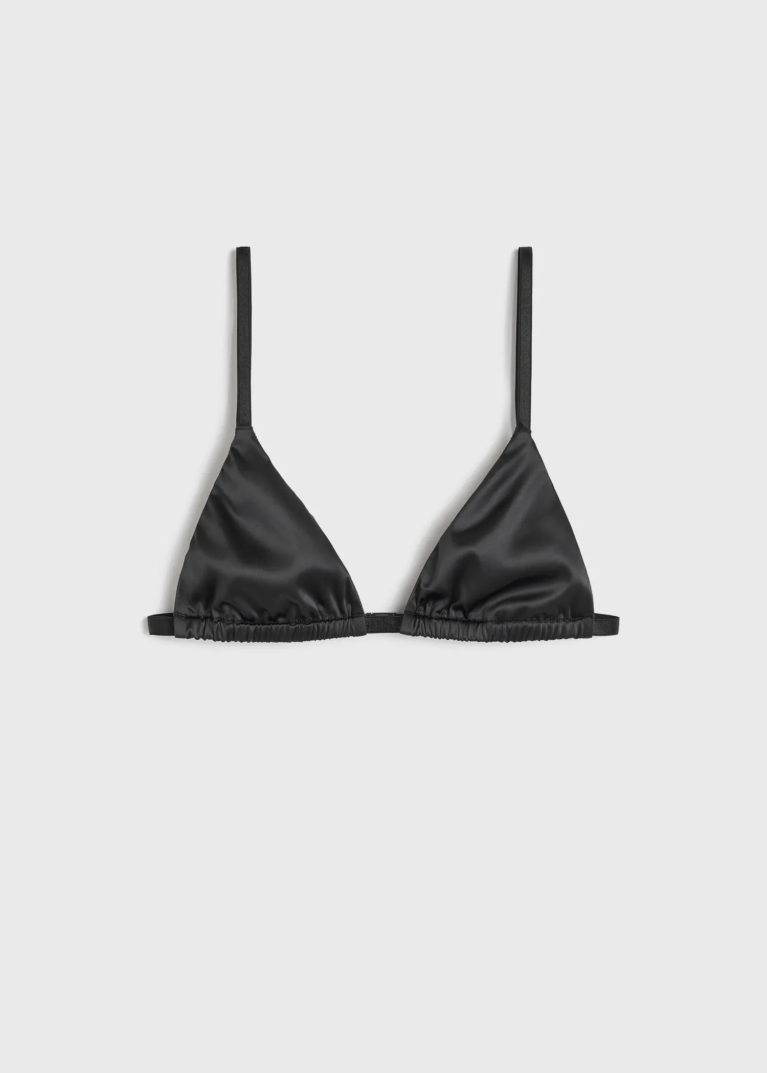 Satin bralette black