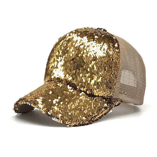 Shimmer Glitter Breathable Mesh Cap