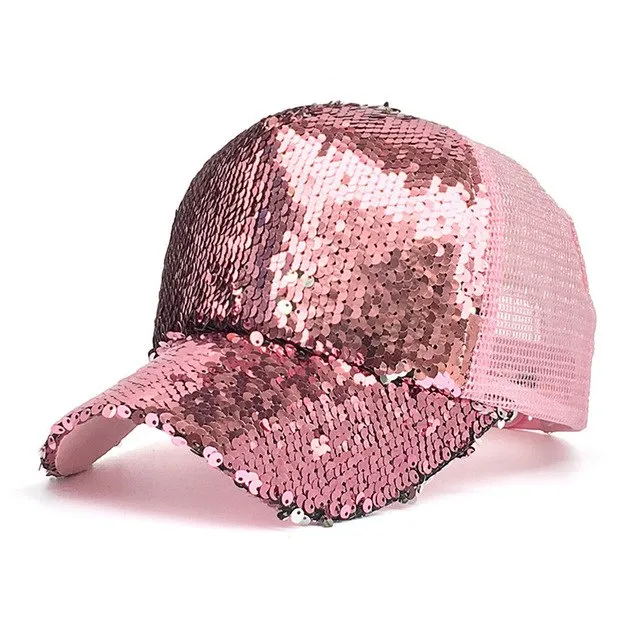 Shimmer Glitter Breathable Mesh Cap