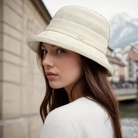 Striped Casual Breathable Bucket Sun Hat