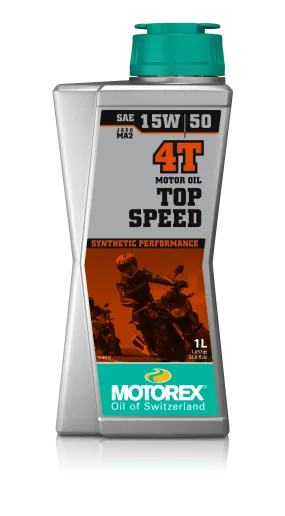 Top Speed Motocross Motor Oil 4T 15W/50 1L by MotoRex