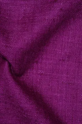 Violet Purple Silk Linen (Matka) Fabric